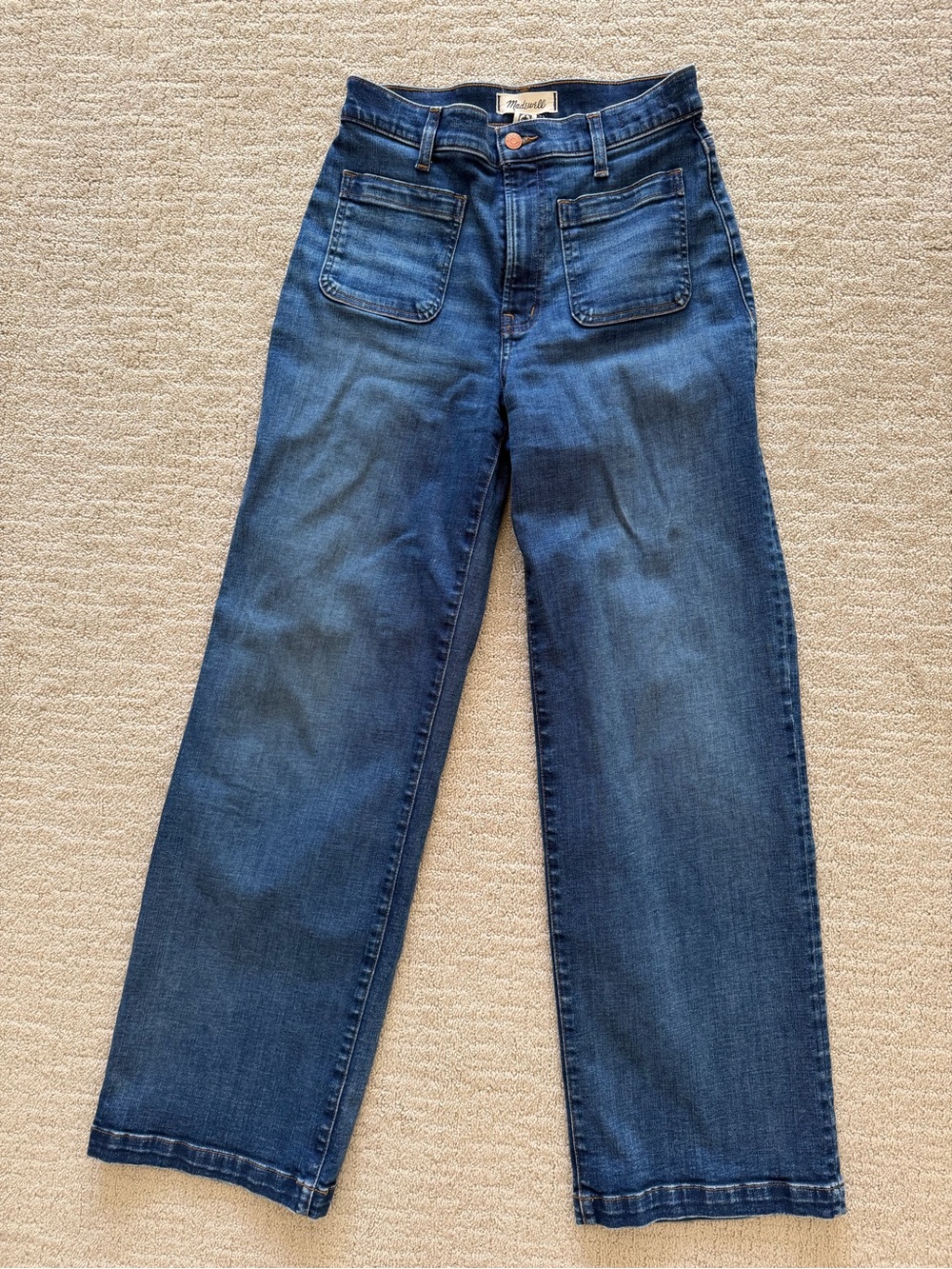 Madewell Emmett Wide-Leg jeans denim - FREE SHIPPING